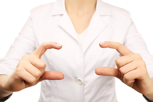 Kvinnliga händer gest, närbild — Stockfoto