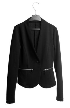 Okul üniforması ceket, beyaz izole