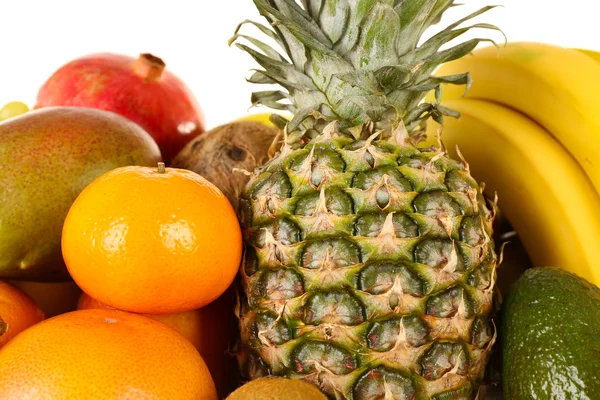 Assortment of exotic fruits close-up — Stock Photo, Image