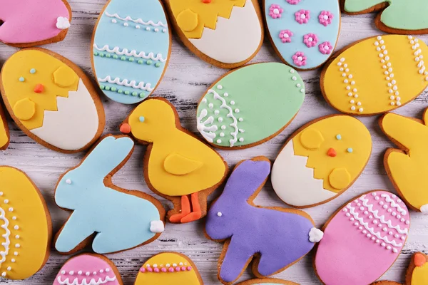 Lezzetli Paskalya kurabiyeleri arka plan — Stok fotoğraf