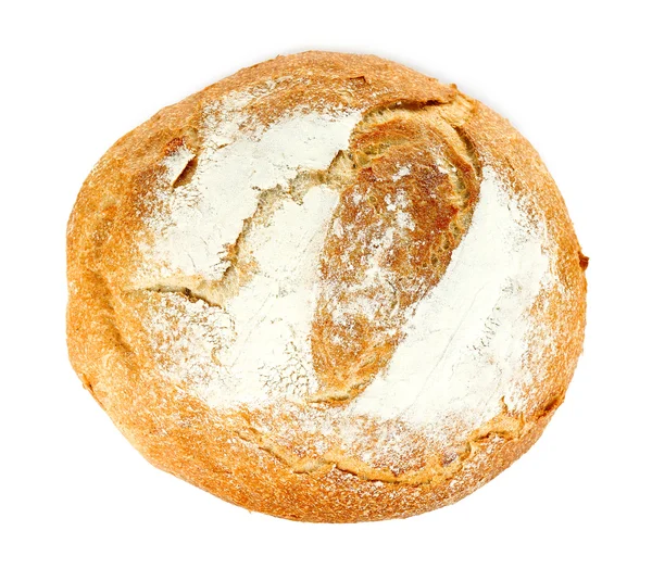 Pão fresco isolado a branco — Fotografia de Stock