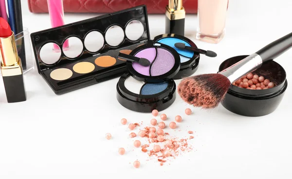 Different cosmetics close up — Stock Photo, Image