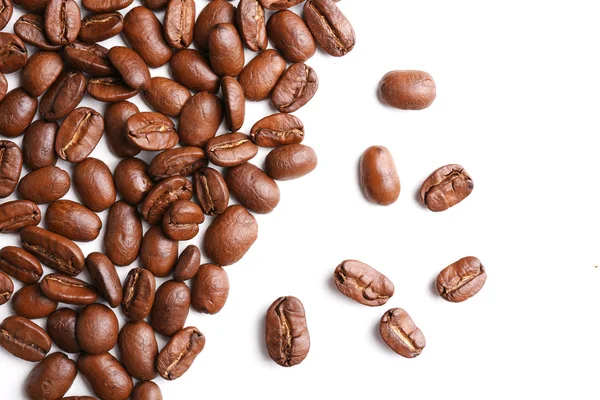 Coffee beans on white background — Stock Photo, Image