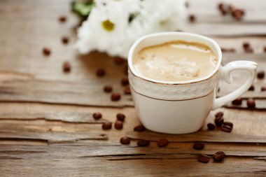 Kahve Tablo yakın çekim üzerinde