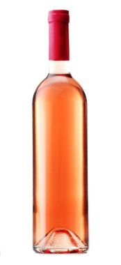 şarap şişesi üzerinde beyaz izole