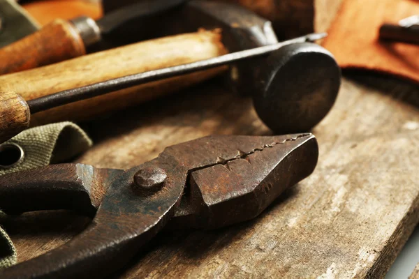 Craft tools on table close up — Stock Photo, Image