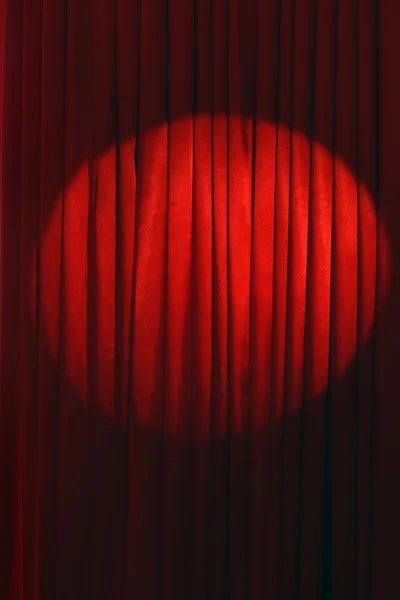 Red Curtain close-up — Stock Photo, Image