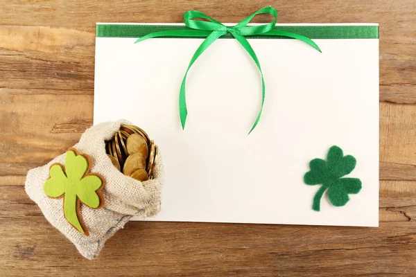 Tarjeta de felicitación para el día de San Patricio —  Fotos de Stock