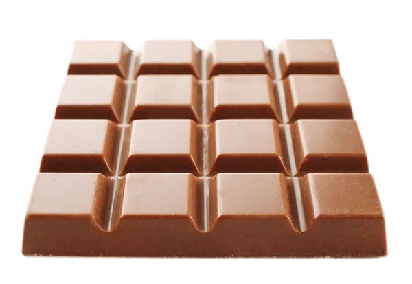 Milk chocolate bar close up — Stock Photo, Image