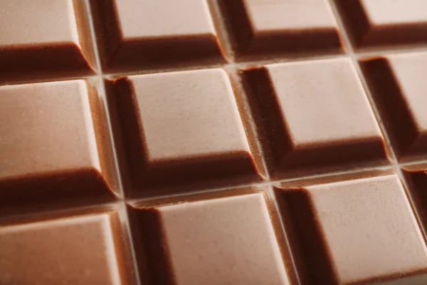 Milk chocolate bar close up — Stock Photo, Image