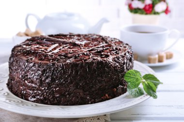 Naneli çikolatalı kek