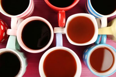 Birçok bardak kahve