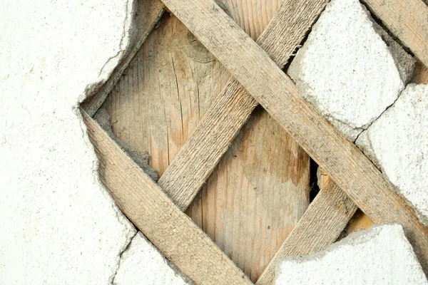 Arruinado parede de madeira fundo — Fotografia de Stock