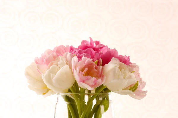 Bouquet of fresh tulips — Stock Photo, Image