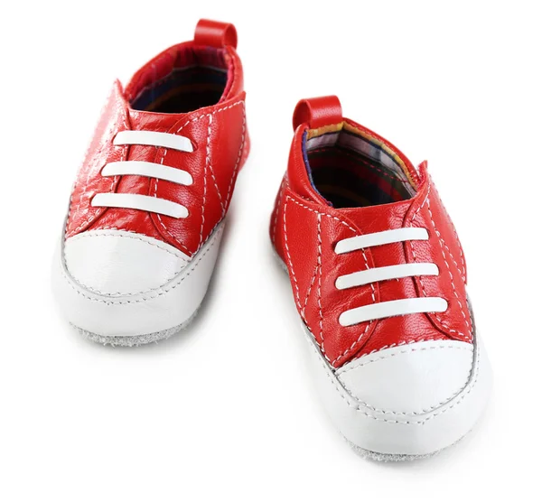 Zapatos de bebé aislados en blanco — Foto de Stock