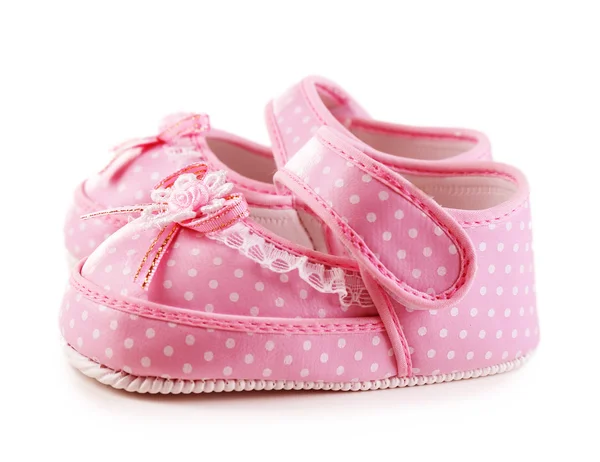 Baby shoes isolated on white — Stock Photo, Image