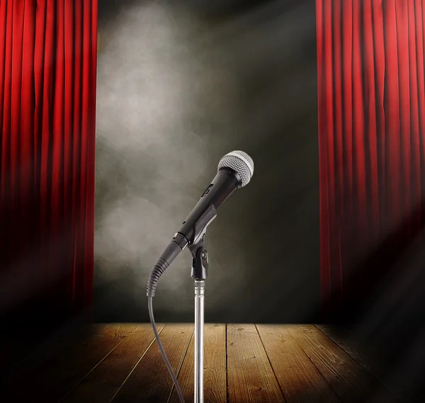 Empty stage before concert — Stock Photo, Image