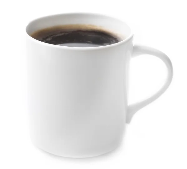 Kopje koffie geïsoleerd op wit — Stockfoto