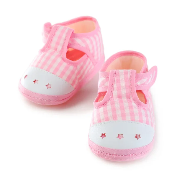 Baby schoenen geïsoleerd op wit — Stockfoto