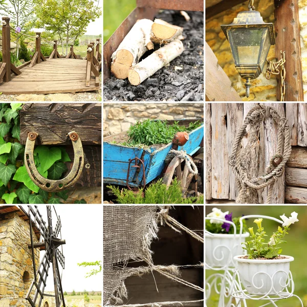 Countryside collage — Stock Photo, Image