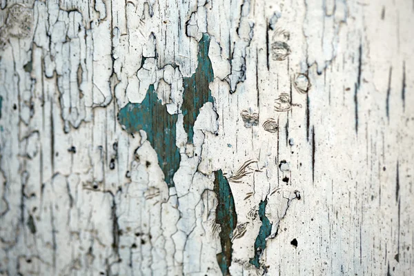 Peeling pintura em madeira texturizado fundo — Fotografia de Stock