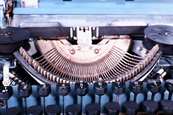 Retro psací stroj, záběr — Stock fotografie