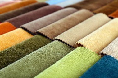 renkli doku artıkları