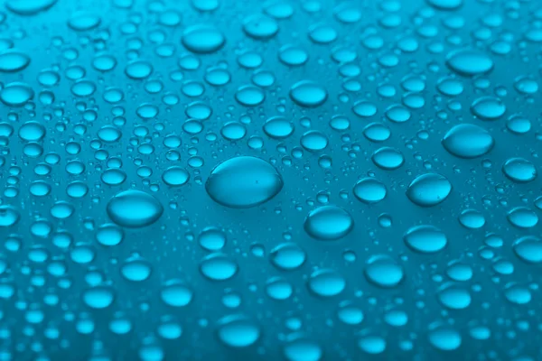 Water drops on glass — Stock Photo, Image