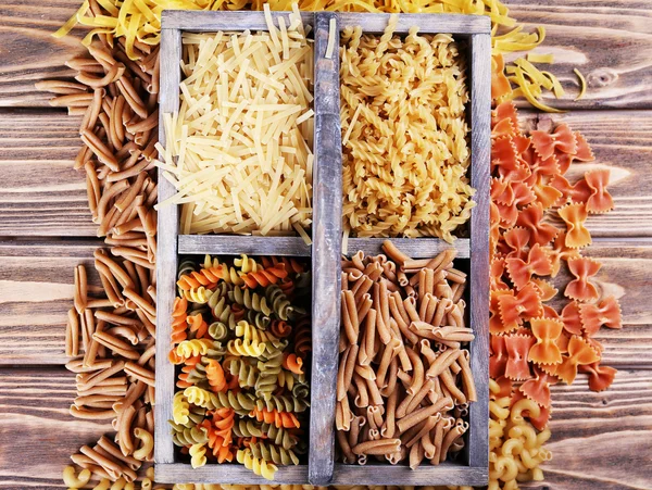 Different types of pasta — Stock Photo, Image