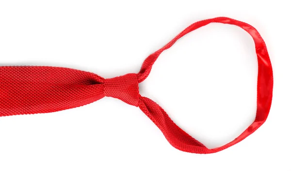 Red male tie — Stock Photo, Image