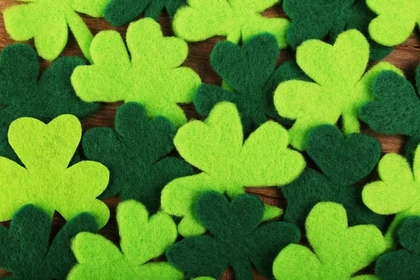 Shamrocks for Saint Patrick's day, closeup — Stock Photo, Image