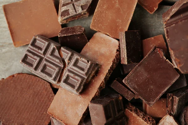 Set Schokolade, Nahaufnahme — Stockfoto