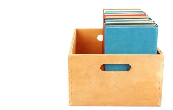 木製の箱の本 — ストック写真