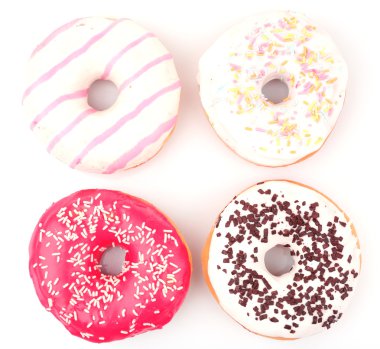 Kremalı lezzetli çörekler.