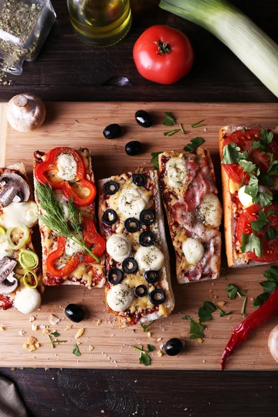 Panini con verdure e formaggio — Foto Stock