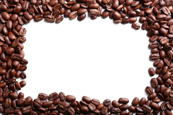 Coffee beans on white background — Stock Photo, Image