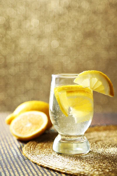 Glass of freshness lemonade — Stock Photo, Image