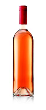 şarap şişesi üzerinde beyaz izole