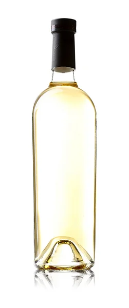 Wine bottle isolated on white — Stock Photo, Image