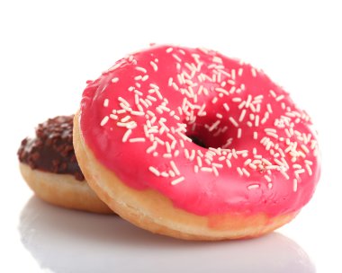 Beyaz izole buzlanma ile lezzetli börekler