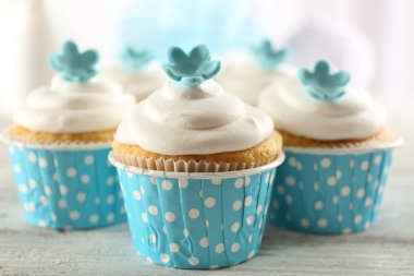 lezzetli kek üzerinde tablo yakın çekim