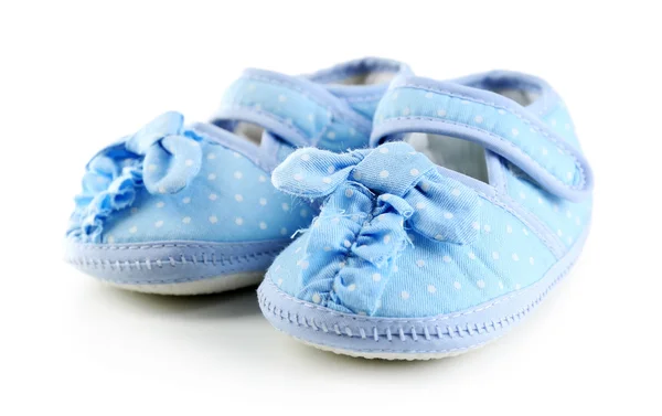 Chaussures bébé isolées sur blanc — Photo