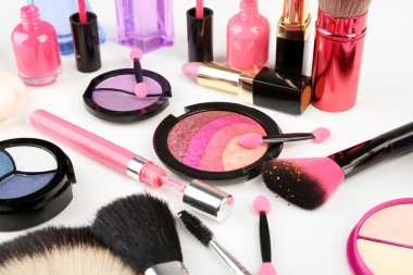 Farklı kozmetik yakın çekim