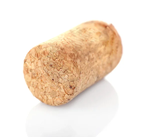 Wine cork isolated on white — Stock Photo, Image