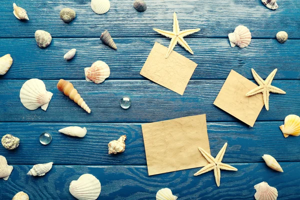 Estrelas e conchas marinhas — Fotografia de Stock