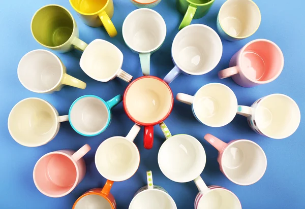 Group of colorful cups — Stock Photo, Image