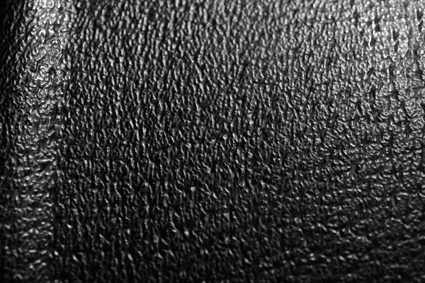 Black leather textured background — Stock Photo, Image