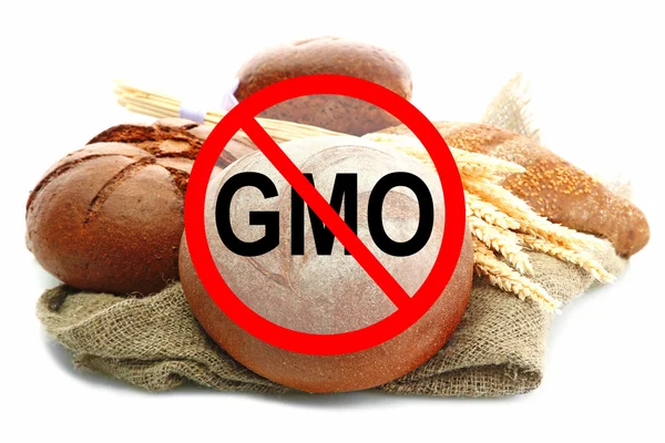 Välsmakande bröd utan gmo — Stockfoto