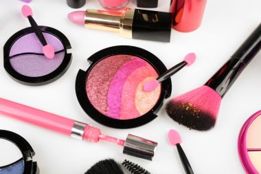 Farklı kozmetik yakın çekim