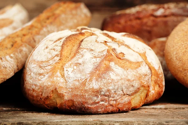 Διαφορετικές φρέσκο ψωμί — Φωτογραφία Αρχείου